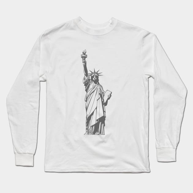 Statue of Liberty Long Sleeve T-Shirt by Jarecrow 